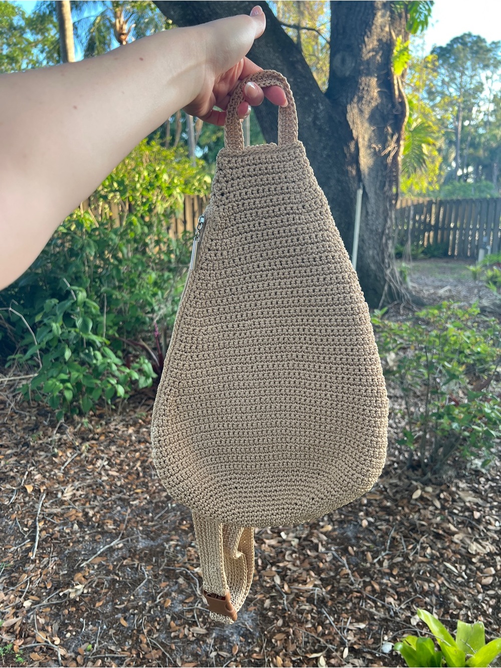 The Sak Geo Sling bag Tan